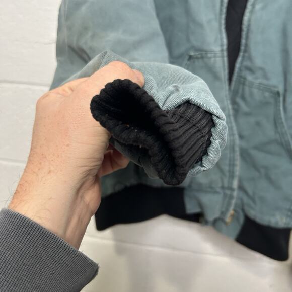 Vintage Polar King Key Canvas Quilted Hooded Jacket “Green” - Picture 4 of 9